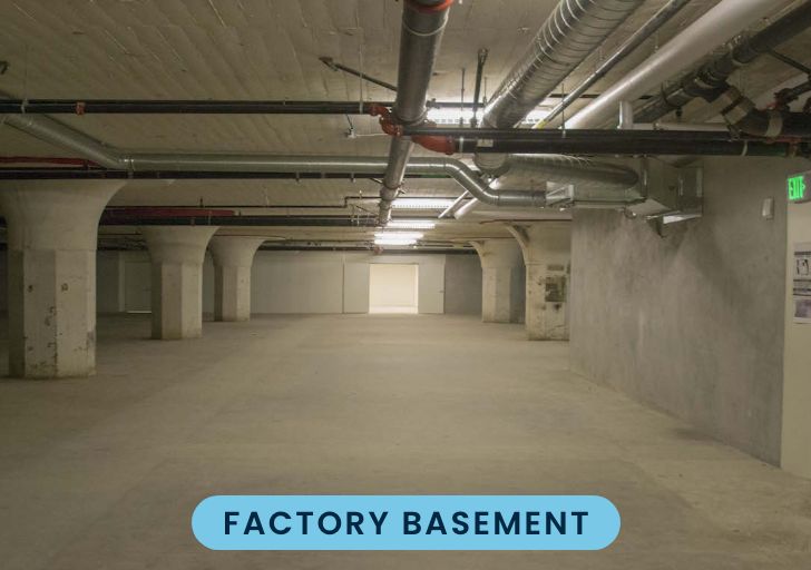 Factory basement